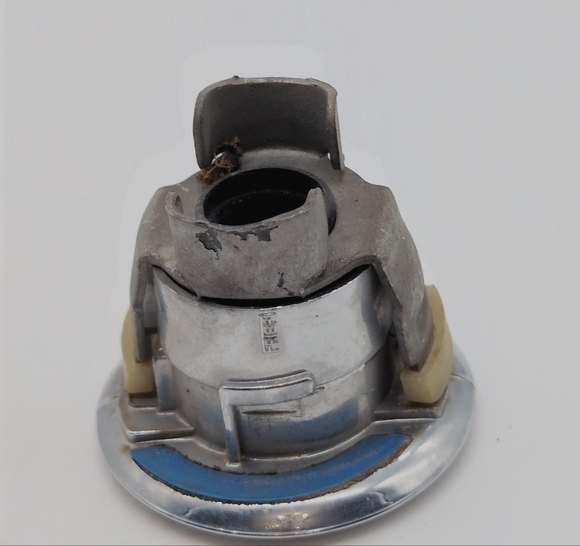 Mercedes Benz Blue and Silver Hood Ornament Base Cool Art Possibilities - Picture 3 of 4